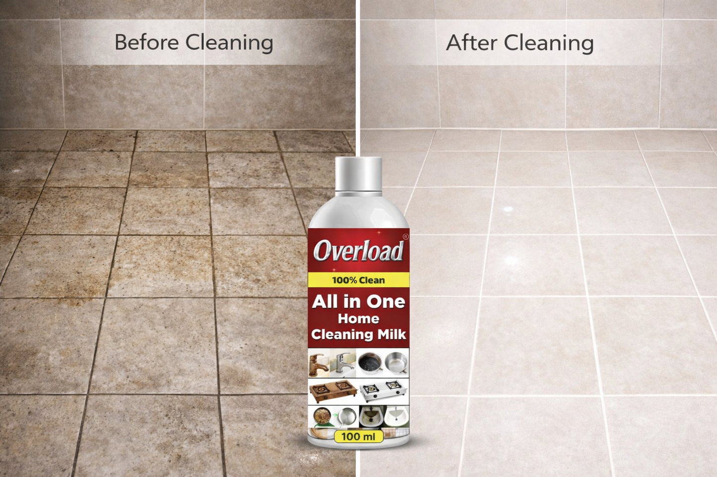 Multi-Purpose Home Cleaning Liquid – Grease, Oil & Rust Remover (100 ml | Pack of 2)