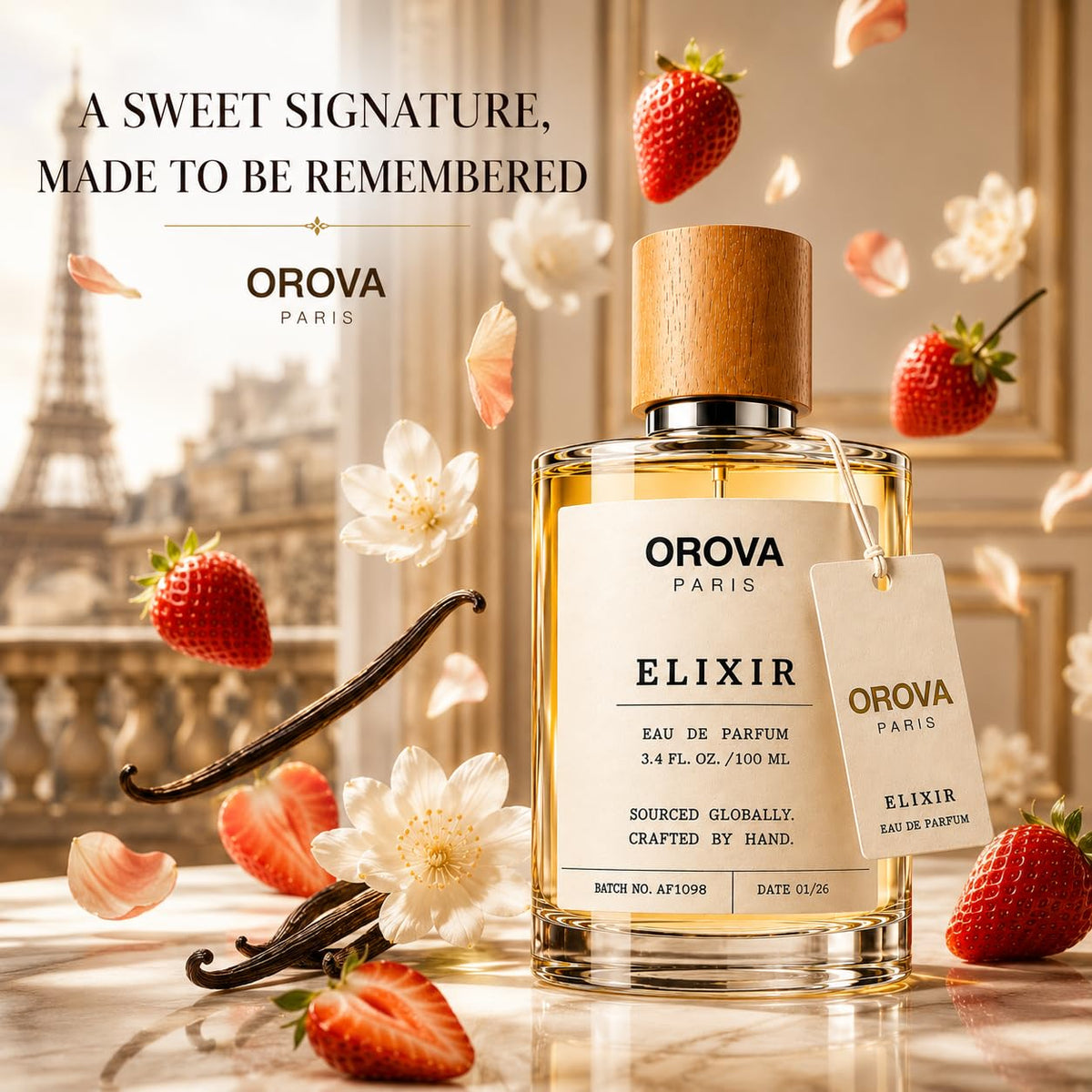ORÖVA PARIS Elixir Eau de Parfum 100ml | Women's Luxury Perfume