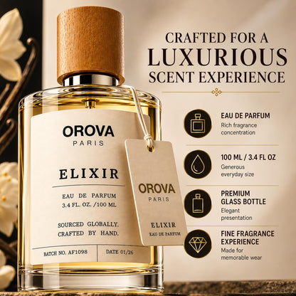 ORÖVA PARIS Elixir Eau de Parfum 100ml | Women's Luxury Perfume