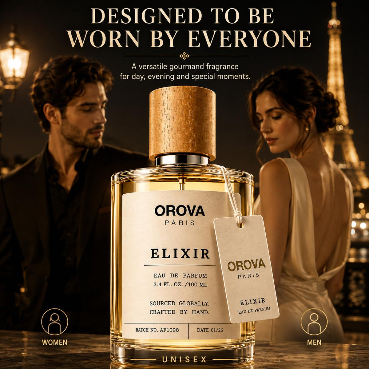 ORÖVA PARIS Elixir Eau de Parfum 100ml | Women's Luxury Perfume