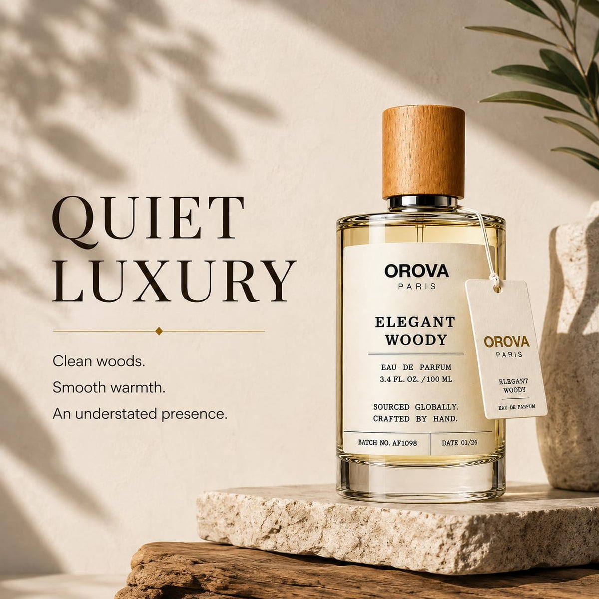 ORÖVA PARIS Elegant Woody Eau de Parfum 100ml | Luxury Women's Perfume