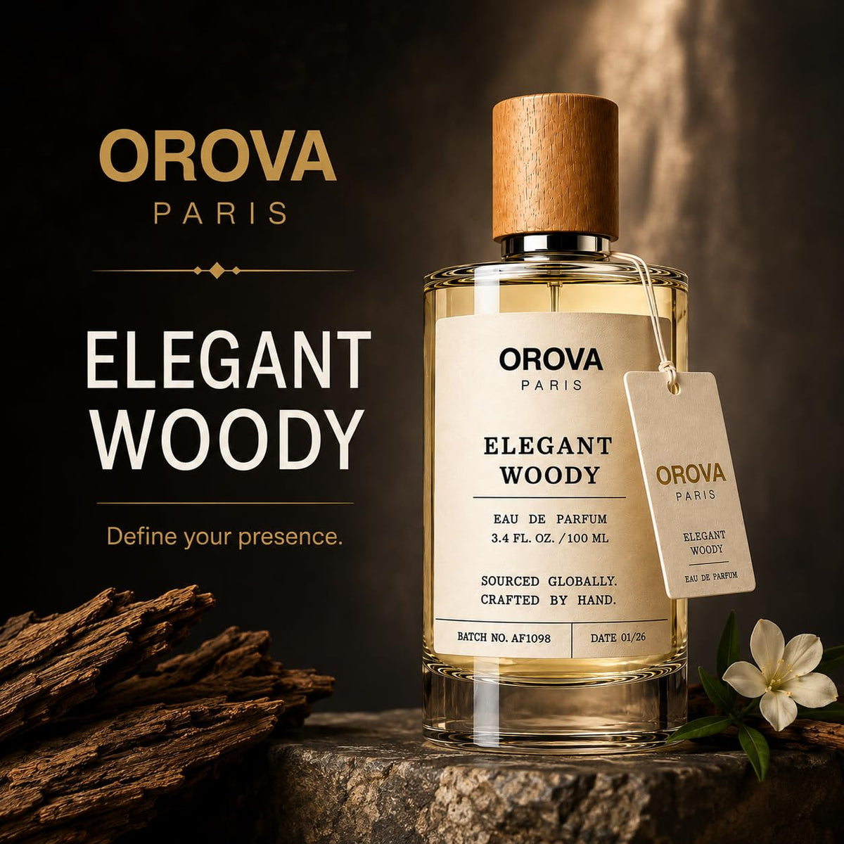 ORÖVA PARIS Elegant Woody Eau de Parfum 100ml | Luxury Women's Perfume