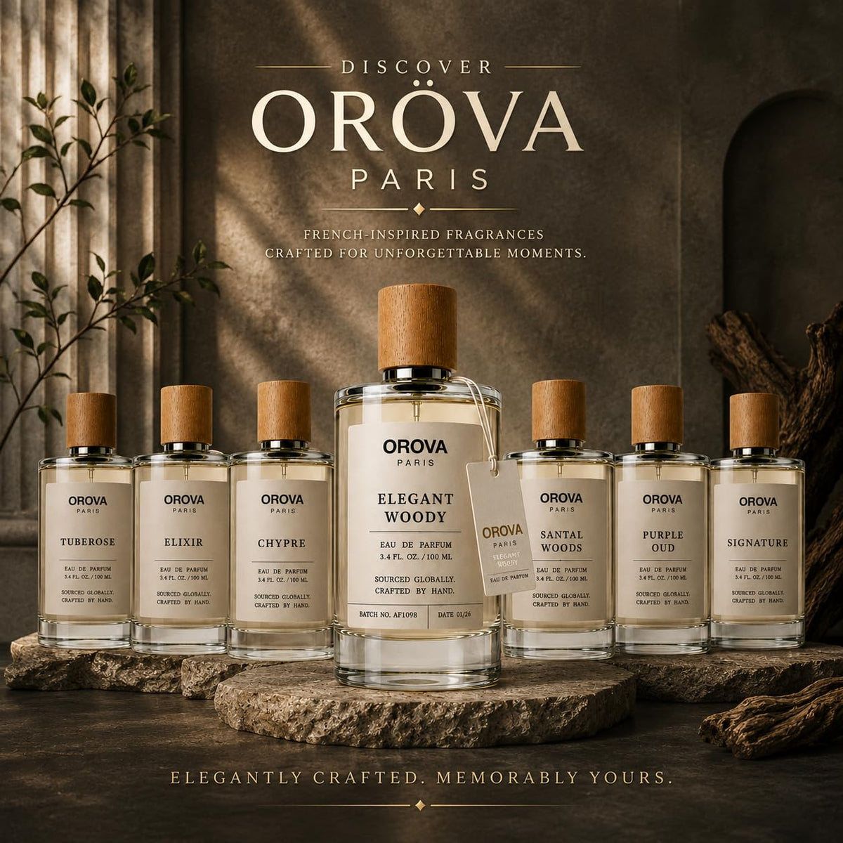 ORÖVA PARIS Elegant Woody Eau de Parfum 100ml | Luxury Women's Perfume