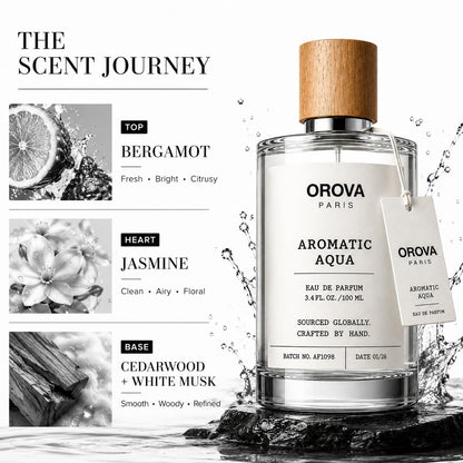 ORÖVA PARIS Aromatic Aqua Eau de Parfum 100ml | Men's Fragrance