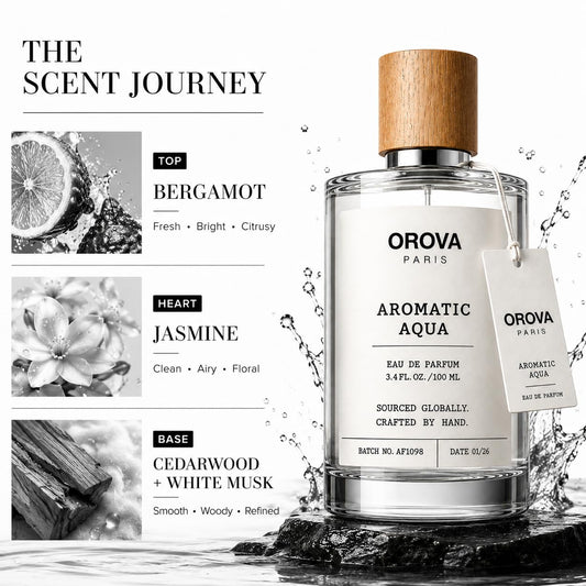 ORÖVA PARIS Aromatic Aqua Eau de Parfum 100ml | Men's Fragrance