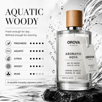 ORÖVA PARIS Aromatic Aqua Eau de Parfum 100ml | Men's Fragrance