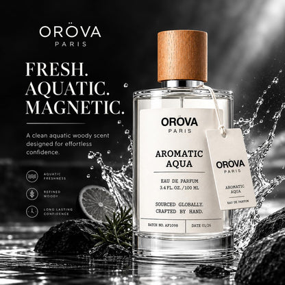 ORÖVA PARIS Aromatic Aqua Eau de Parfum 100ml | Men's Fragrance