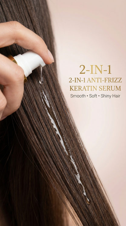Keratin Hair Serum Anti‑Frizz Smooth & Shiny Hair 50 ml