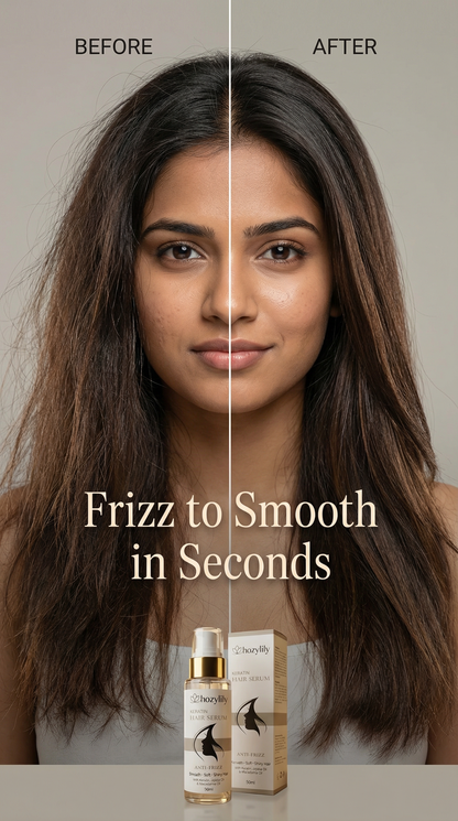 Keratin Hair Serum Anti‑Frizz Smooth & Shiny Hair 50 ml